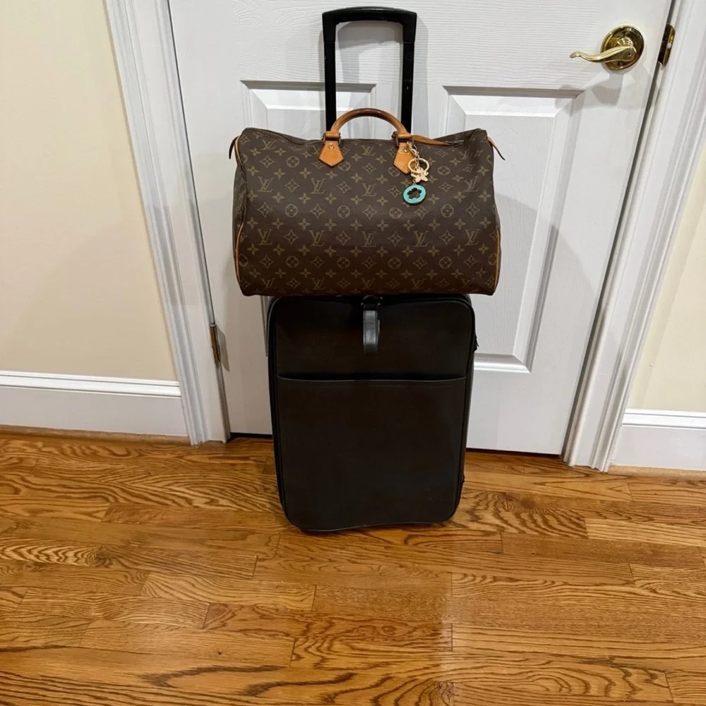 Louis Vuitton Taiga Pegasus 55 Rolling Suitcase Travel Luggage - Picture 9 of 12